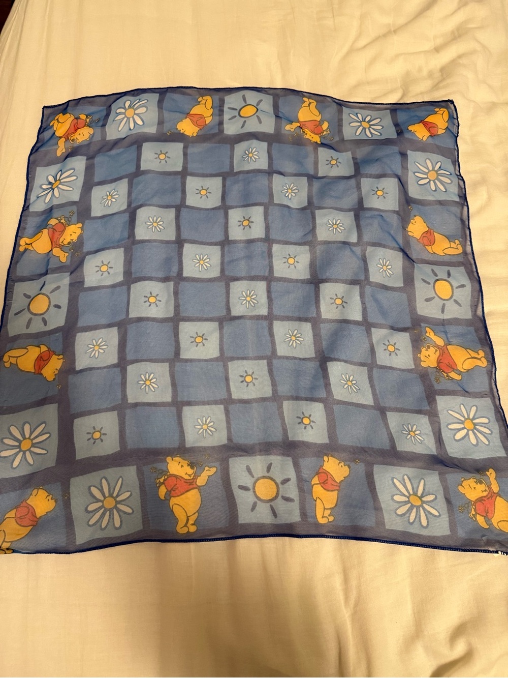 Vintage Winnie the Pooh scarf wrap